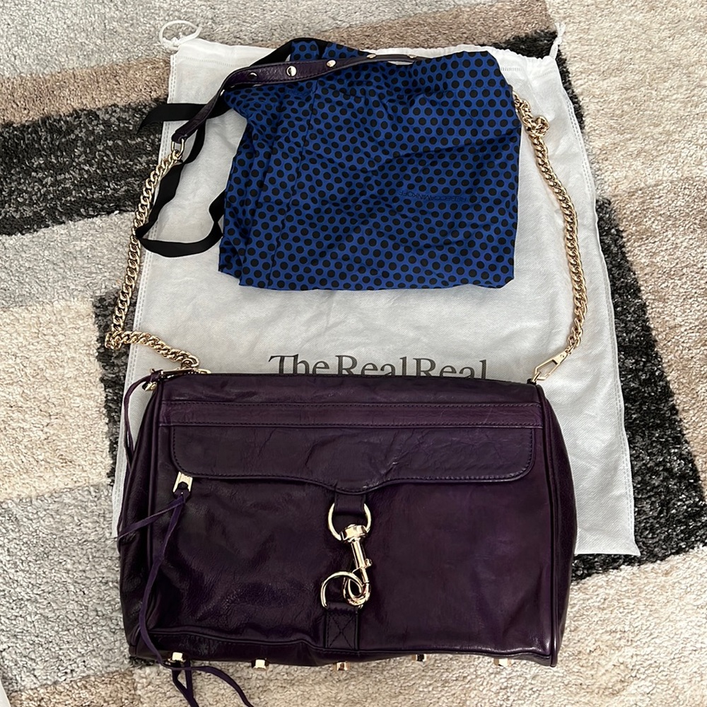 Rebecca Minkoff MAC Daddy bag, Grape (purple) pre-loved!